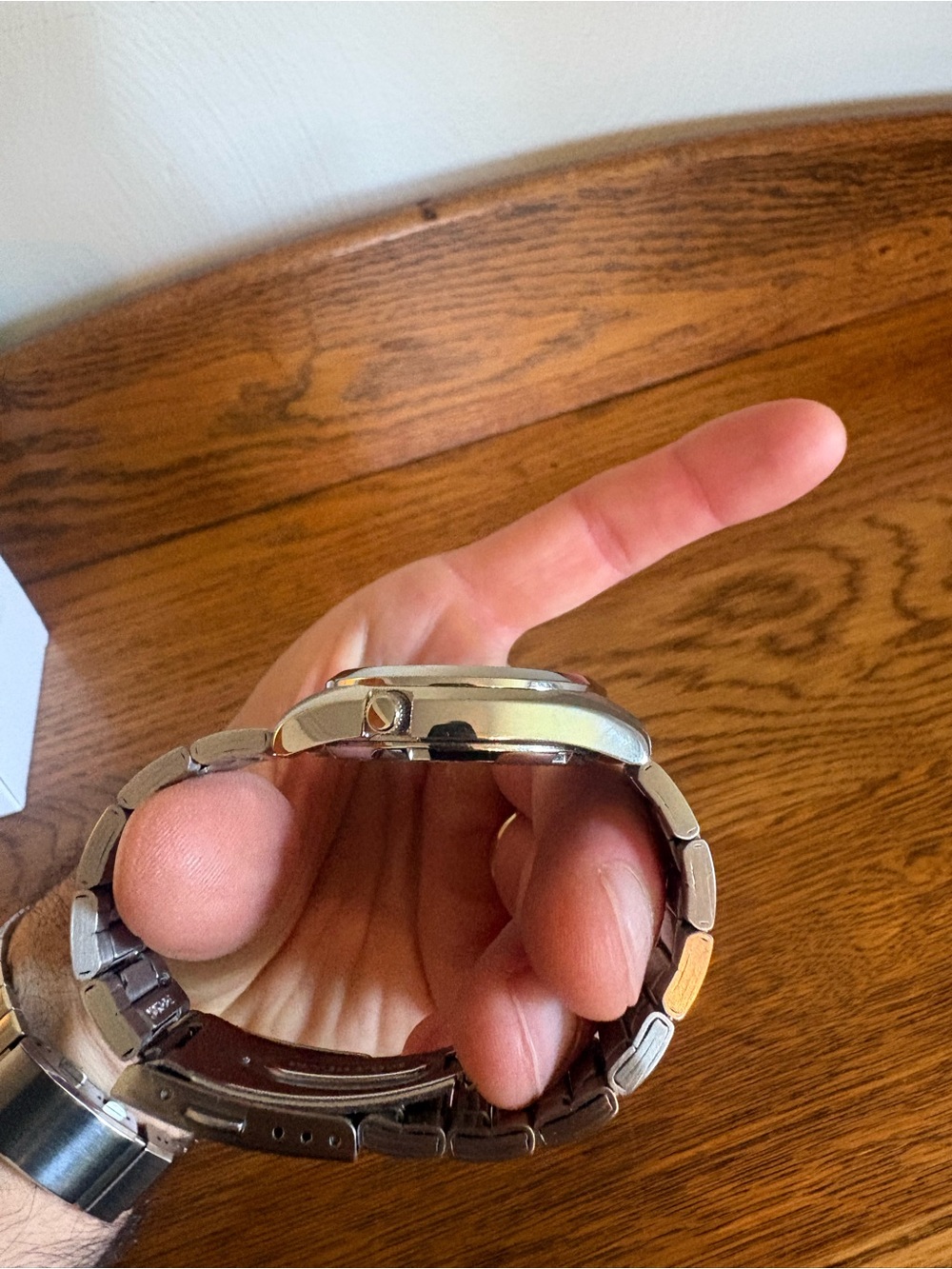 Seiko SNKL45 (Seiko 5, black dial, day date) - Picture 7 of 8